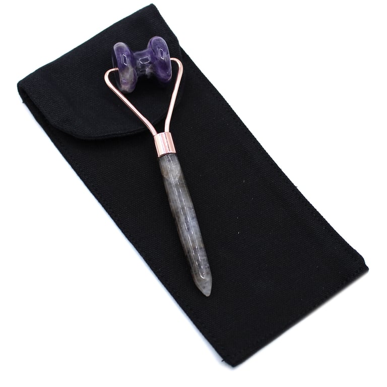 Amethyst Jawline Roller - Skincare Gemstone Tool
