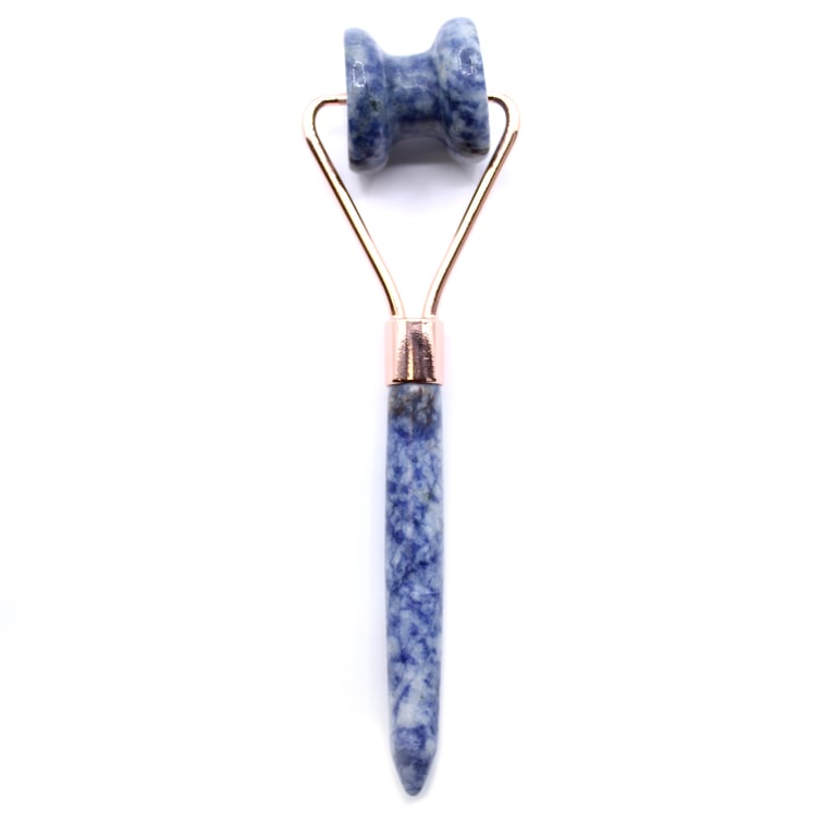 Gemstone Jawline Roller - Sodalite Facial Massage Tool for Anti-Aging and Contouring