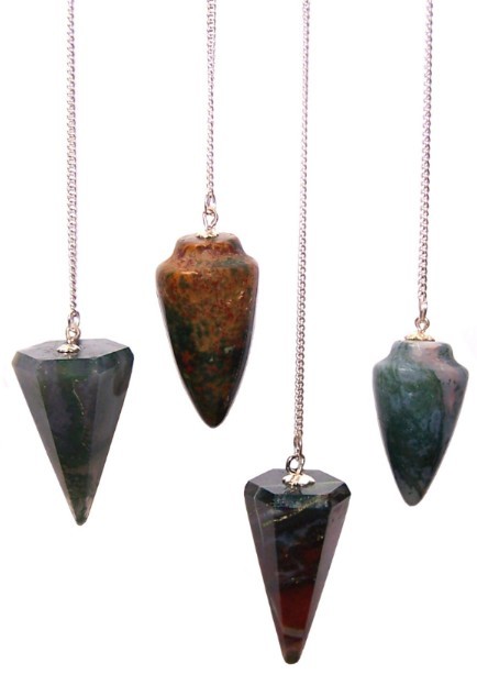 Bloodstone Magic Pendulum - Divination Tool for Spiritual Growth and Crystal Healing
