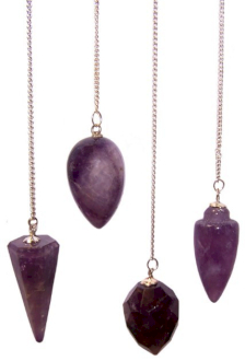 Amethyst Magic Pendulum - Divination Tool for Spiritual Growth and Intuition