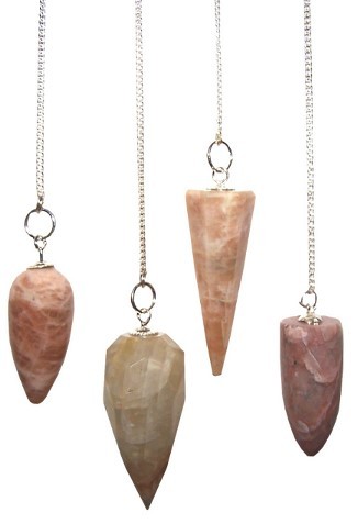 Moon Stone Magic Pendulum - Spiritual Divination Tool with Crystal Energy