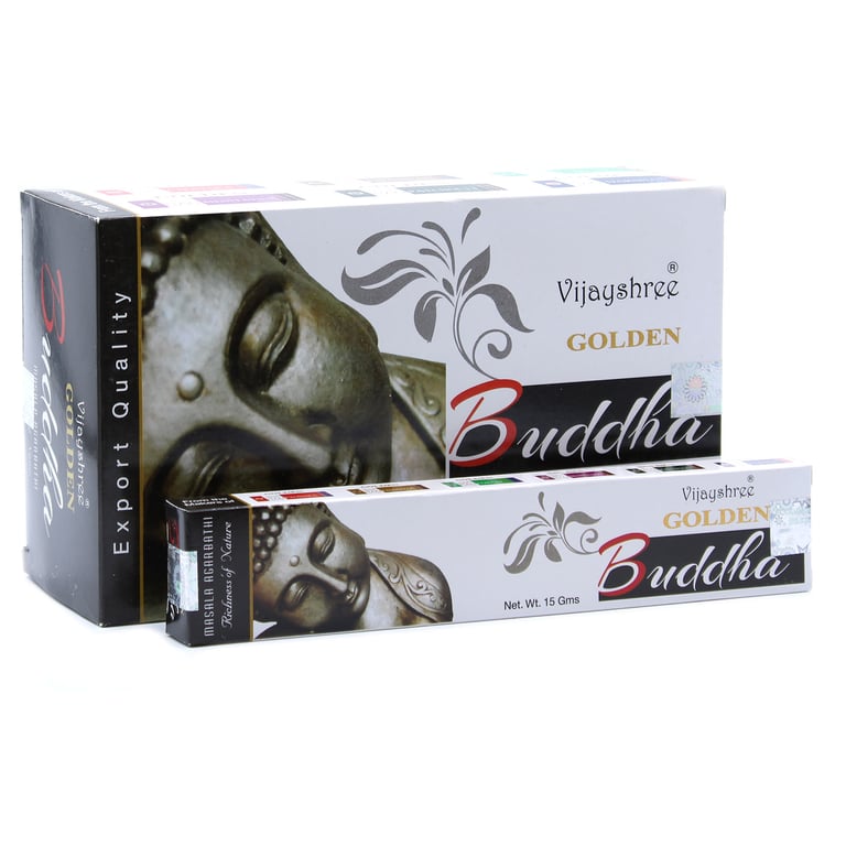 Golden Buddha 15g Incense Sticks for Spiritual and Home Meditation
