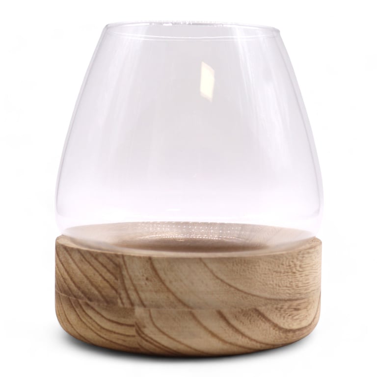 Large Tung Wood Terrarium - Spacious Habitat for Plants & Small Pets
