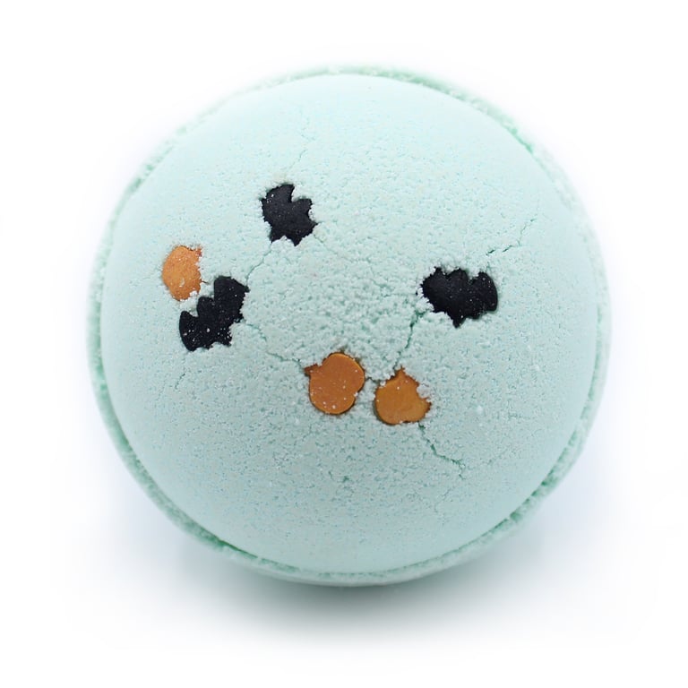 Coconut & Lime Scented Halloween Bath Bomb - Relaxing Coconut Oil Soak