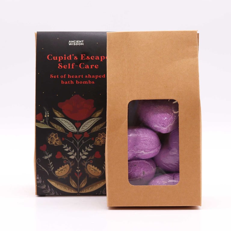 Cupid s Escape Self Care Bath Heart Gift Set - Romantic Relaxation Essentials for Couples