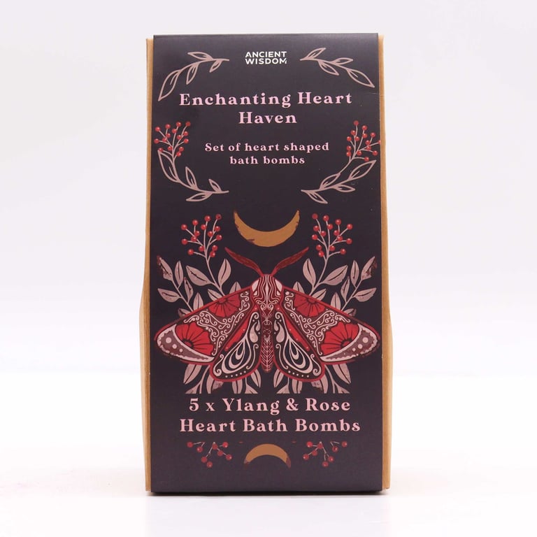 Enchanting Heart Heaven Bath Gift Set - Luxury Romantic Bathtub Accessories