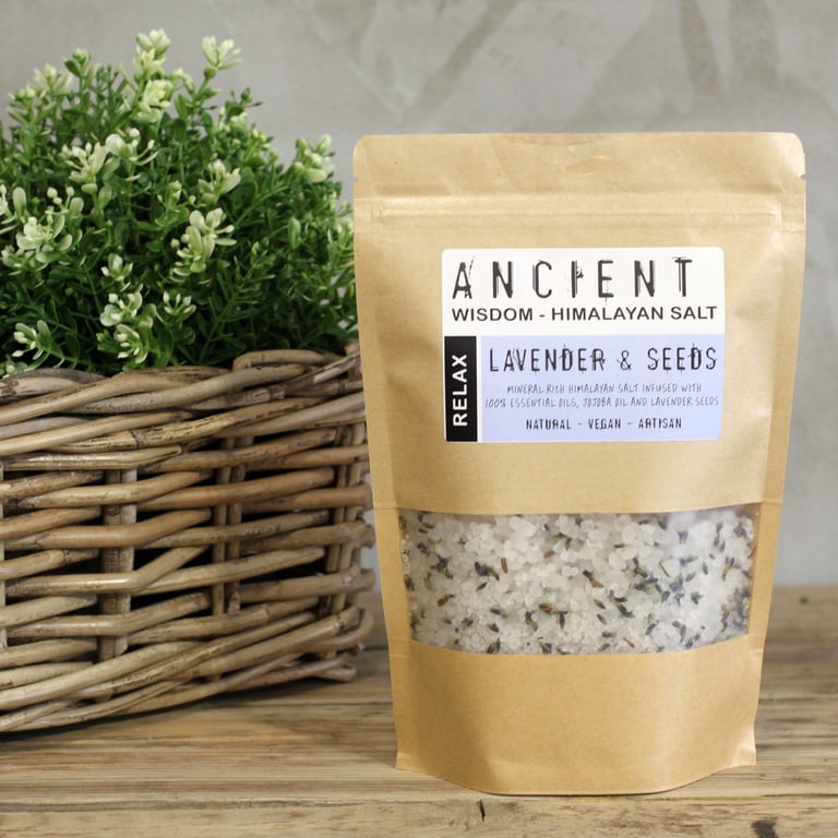 Himalayan Bath Salt Blend 500g - Detoxifying Relaxation Bath Salts for Stress Relief