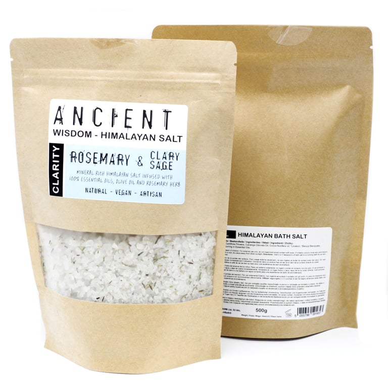 Himalayan Clarity Bath Salt Blend 500g - Relaxing Stress Relief Soak