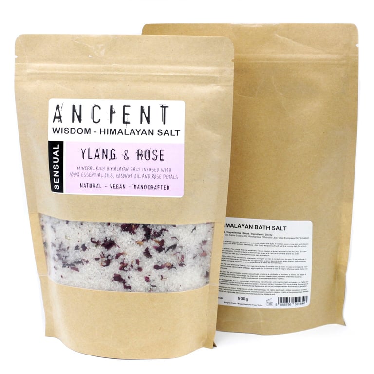 Himalayan Bath Salt Blend 500g - Natural Relaxing Sensual Spa Quality Soak