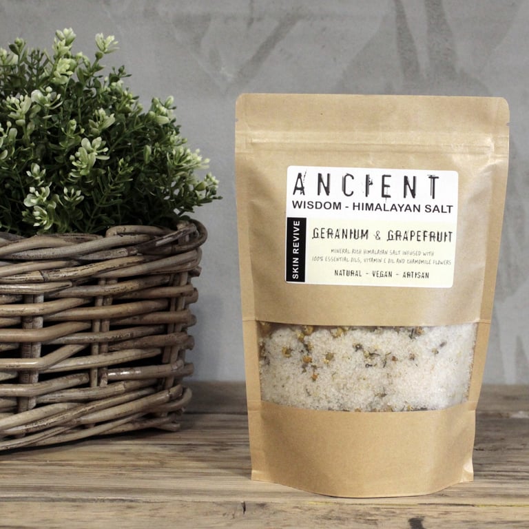 Himalayan Bath Salt Blend 500g - Natural Mineral Rich Skin Revival Soak