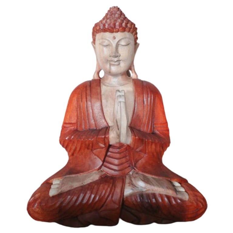 40cm Hand-Carved Buddha Statue - Premium Quality Artwork