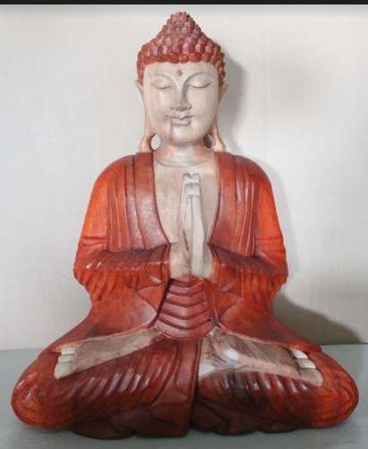 40cm Hand-Carved Buddha Statue - Premium Quality Artwork