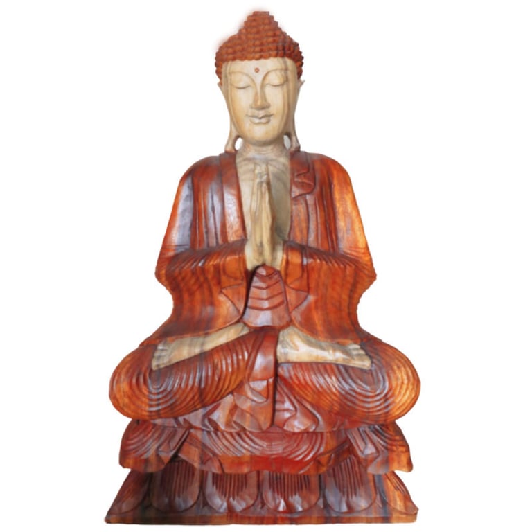 80cm Hand-Carved Buddha Statue - Premium Quality Craftsmanship