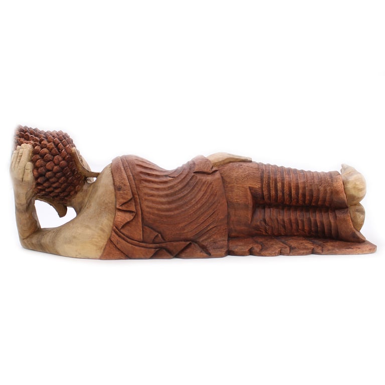 50cm Sleeping Buddha Statue - Decorative Home Accessory