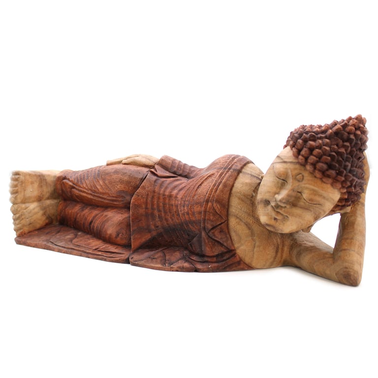 50cm Sleeping Buddha Statue - Decorative Home Accessory