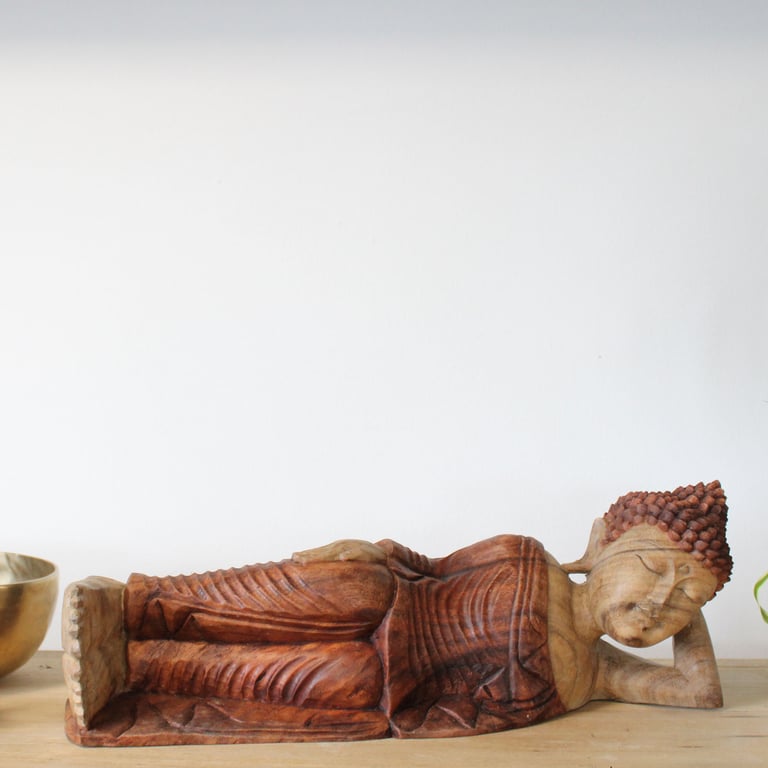 50cm Sleeping Buddha Statue - Decorative Home Accessory