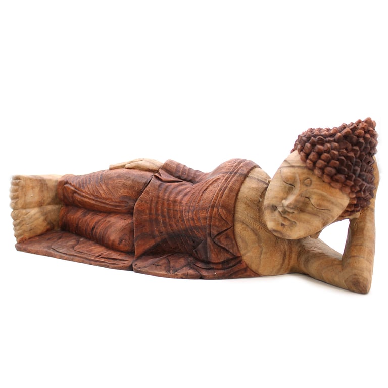 50cm Sleeping Buddha Statue - Decorative Home Accessory