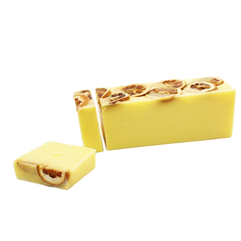Natural Soap Loaf - Invigorating Citrus Scents - Slice of Sunshine