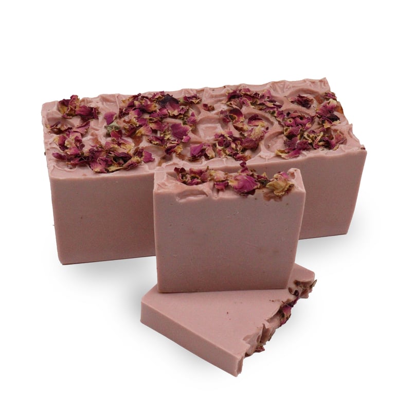 Enchanted Rose Natural Handmade Soap Bar 100g - Fragrant Rose Beauty Gift