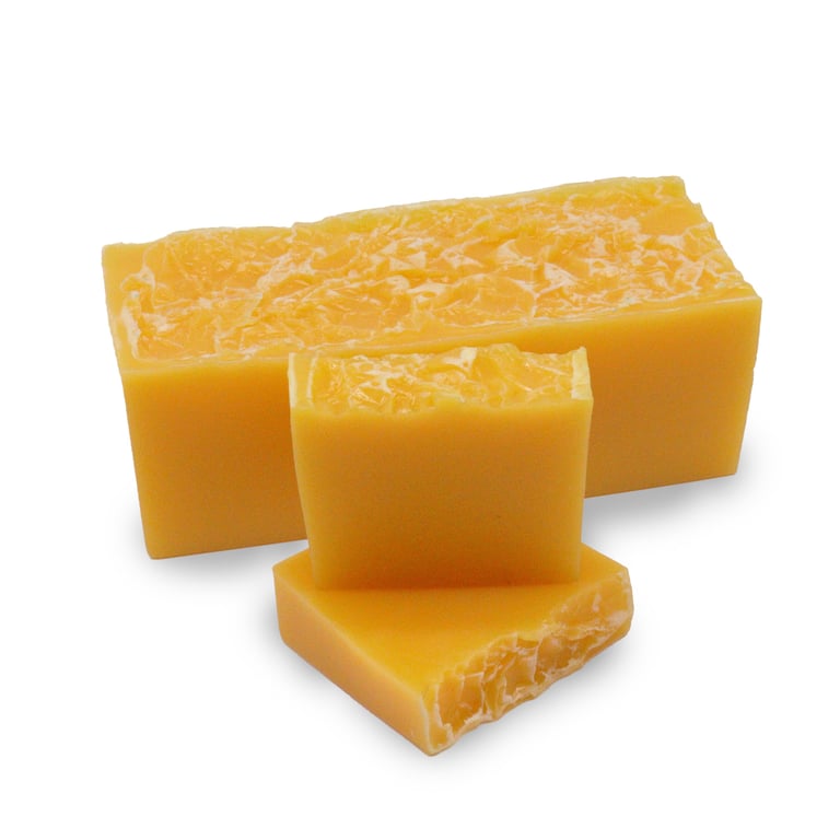 Natural Handmade Mandarin & Honey Soap Bar, 100g, Skincare Luxury