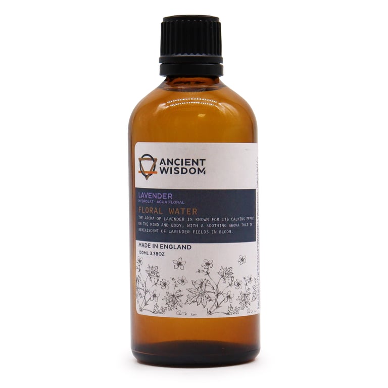 Lavender Hydrolat - Organic Lavender Water for Home Aromatherapy and Natural Skincare Toner