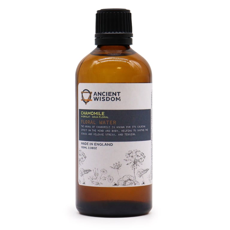 Organic Chamomile Hydrolat 100ml - Natural Skin Toner for Soothing and Balancing Skincare