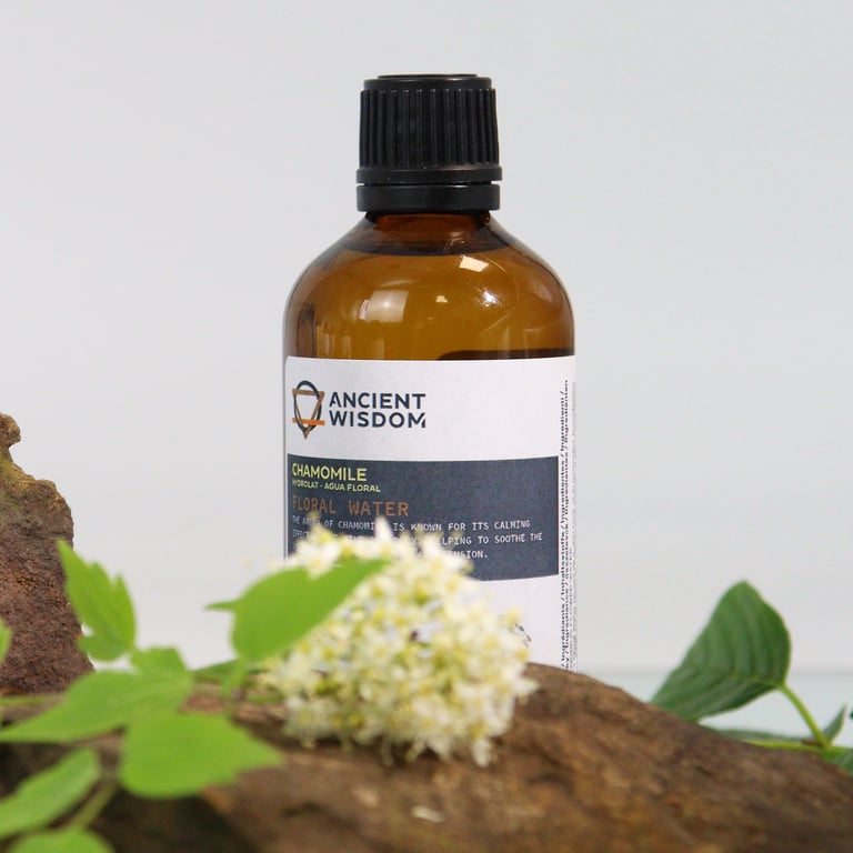 Organic Chamomile Hydrolat 100ml - Natural Skin Toner for Soothing and Balancing Skincare