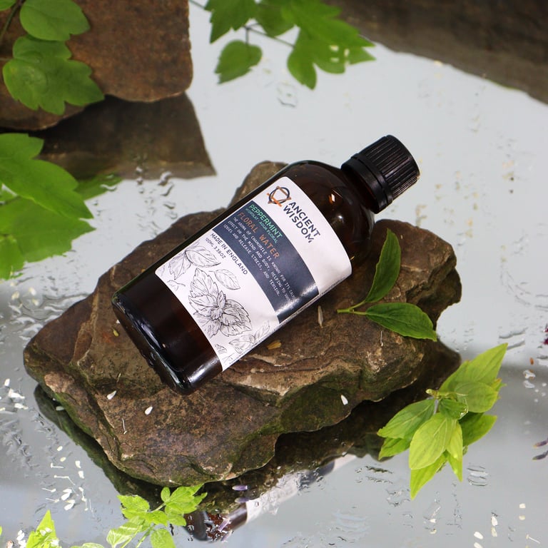 Organic Peppermint Hydrolat 100ml - Natural Aromatic Essence for Relaxation and Wellness