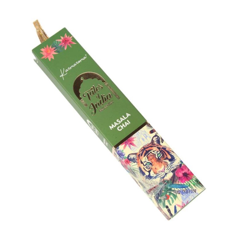 Tales of India Masala Chai Home Scented Incense - Authentic Indian Fragrance