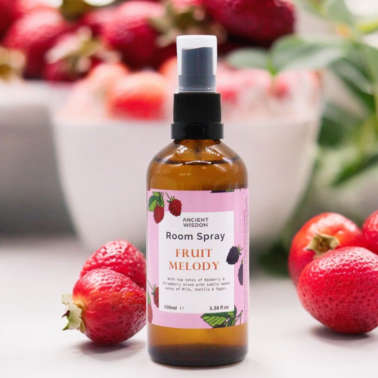 Fruity Melody 100ml Home Fresh Room Spray - Long Lasting Indoor Aroma and Fragrance