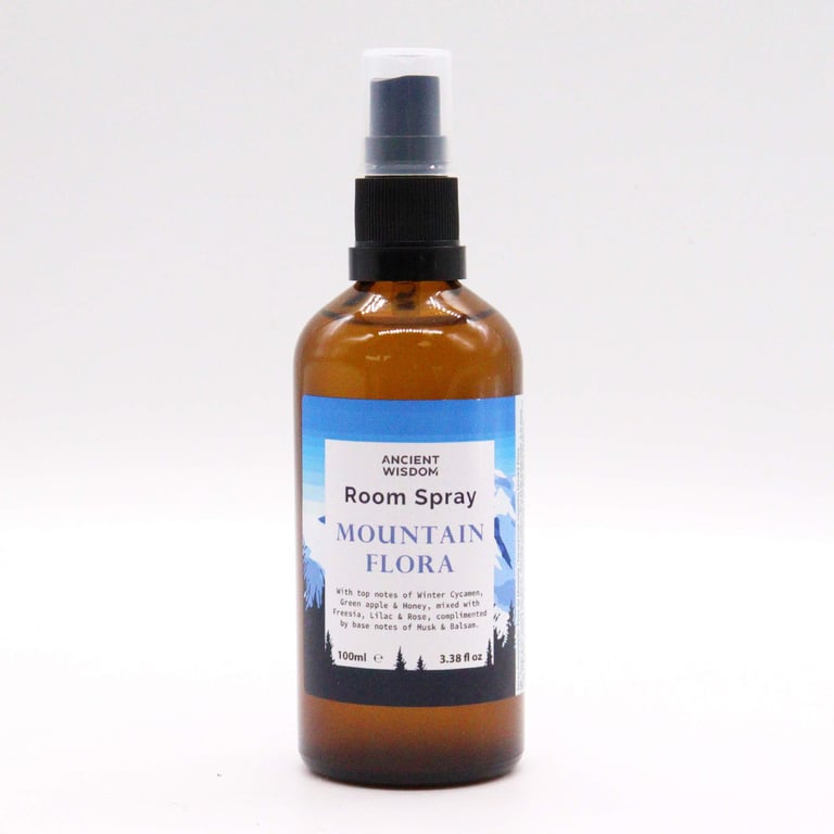 Home Fresh Room Spray - Mountain Flora 100ml Eucalyptus & Floral Aromatherapy Indoor Air Freshener
