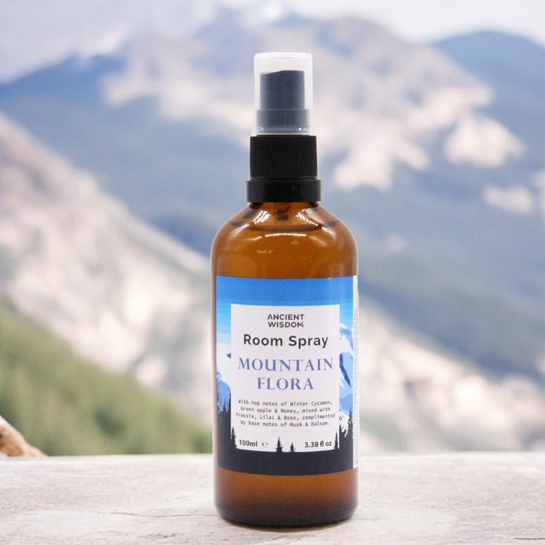 Home Fresh Room Spray - Mountain Flora 100ml Eucalyptus & Floral Aromatherapy Indoor Air Freshener