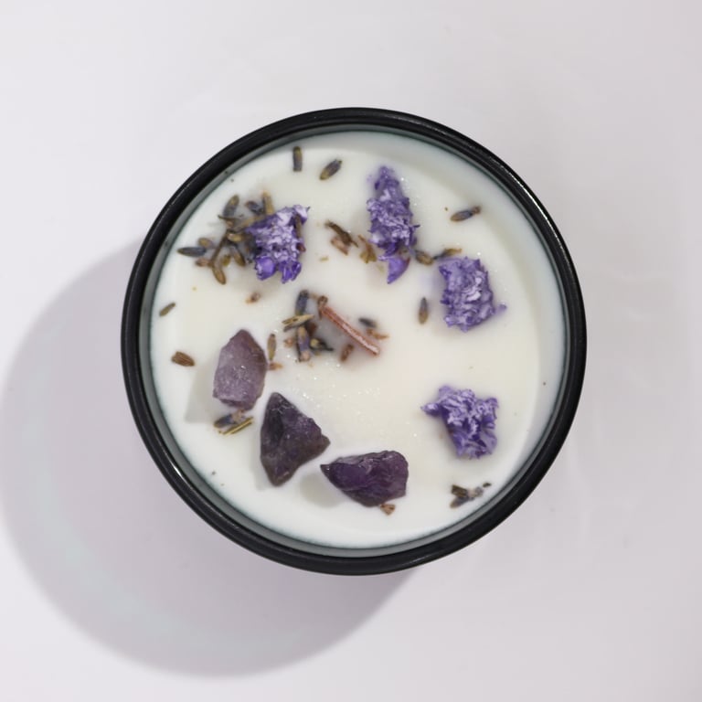 Hop Hare Crystal Magic Flower Candle - The Moon, Decorative Bath & Body Candle