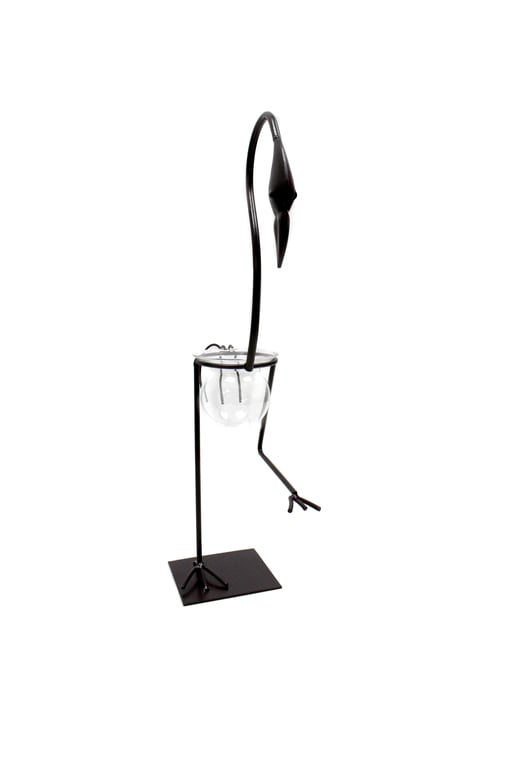 Hydroponic Stand - Tall Flamingo One Pot - Decorative Home Garden Solution