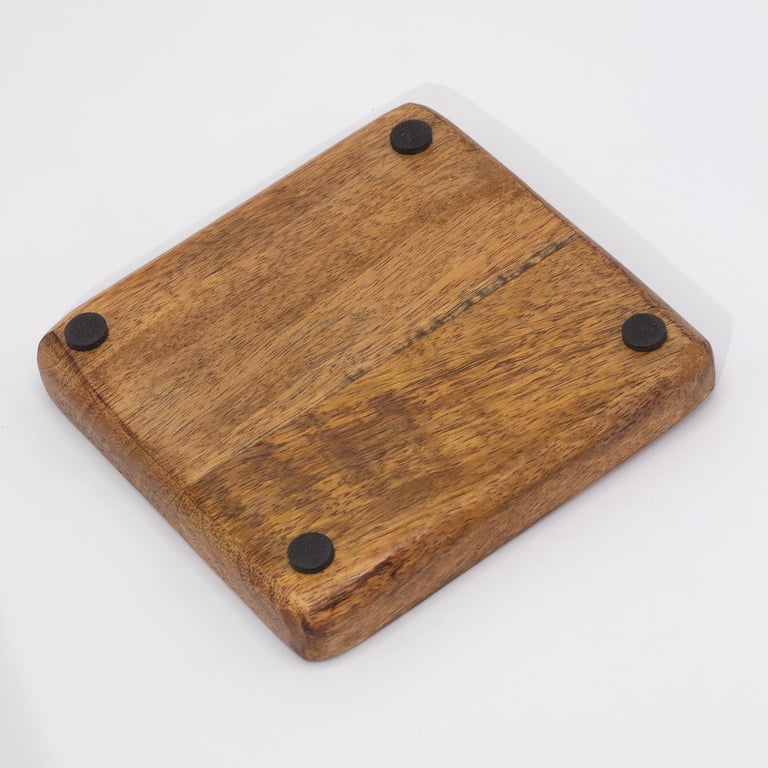 Hop Hare Big Enameled Square Trinket Tray - Lion & Snake Design Storage Organizer