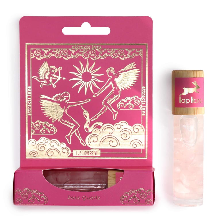 HH Tarot Roll-On Card - The Lovers: A Symbolic Representation of Love and Relationships from the HH Tarot Deck