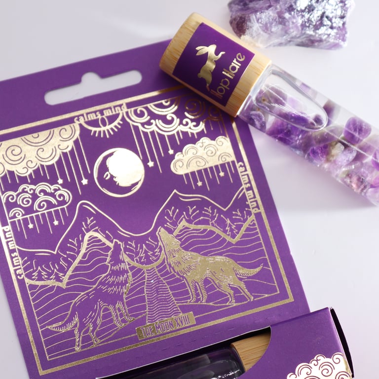 HH Tarot Roll On - Mystic Oil for Psychic Connections & Spiritual Growth Inspired by The Moon Tarot Card