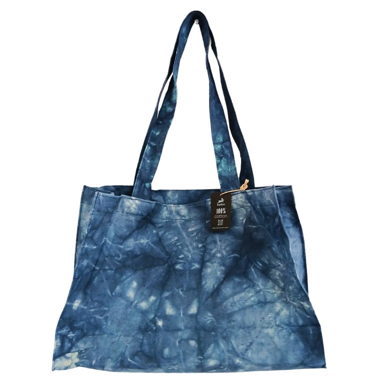 Handy Bag Deep Sea Blue Stonewash Effect Casual Durable Backpack
