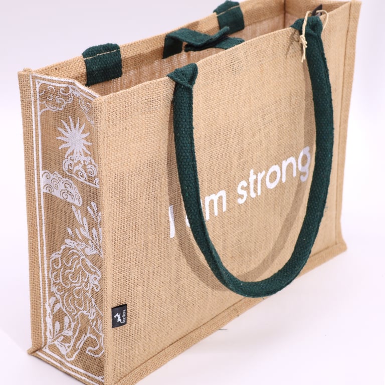 Hop Hare Jute Big Bag - Strong and Durable Home Decor Storage Solution