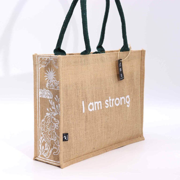 Hop Hare Jute Big Bag - Strong and Durable Home Decor Storage Solution