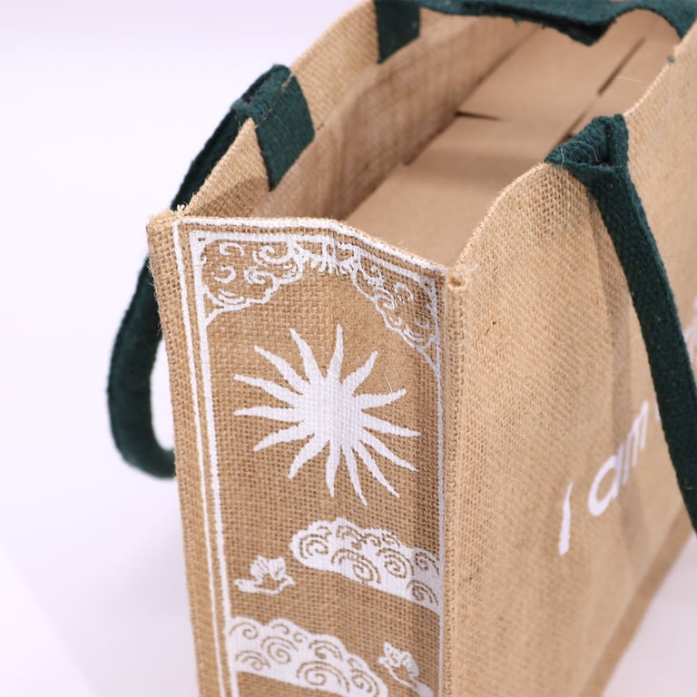 Hop Hare Jute Big Bag - Woven Storage Container for Home Decor and Organization