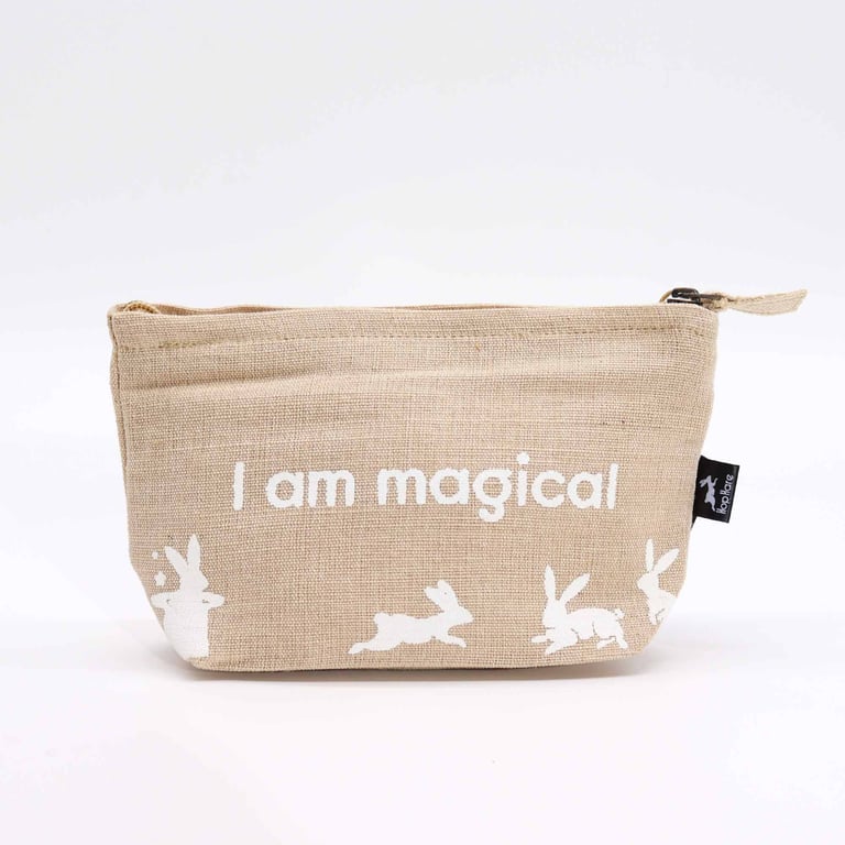 Hop Hare Pouch - Magical Storage Bag for Home & Garden, Witchcraft Supplies and Fashion Accessories