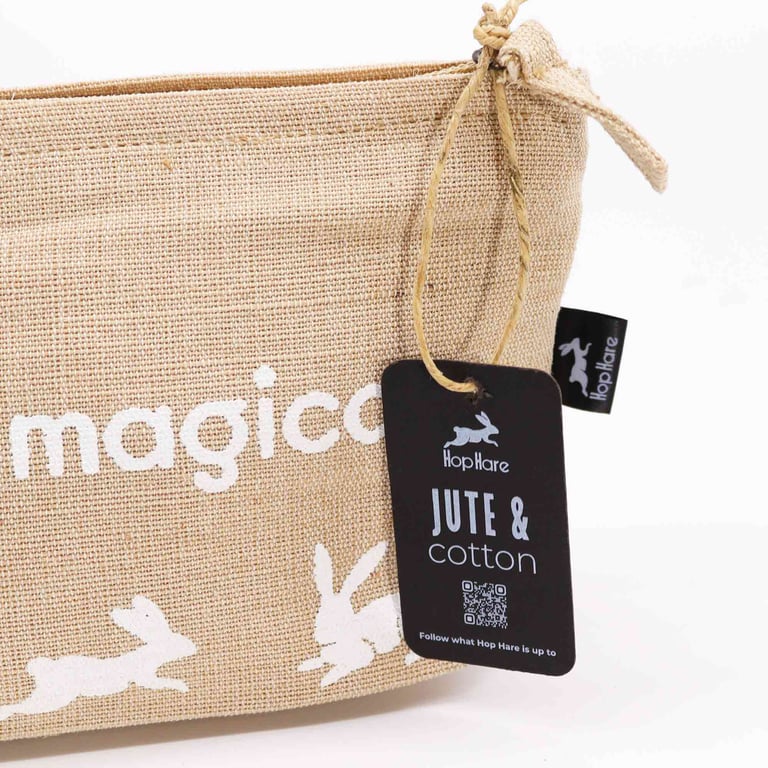 Hop Hare Pouch - Magical Storage Bag for Home & Garden, Witchcraft Supplies and Fashion Accessories