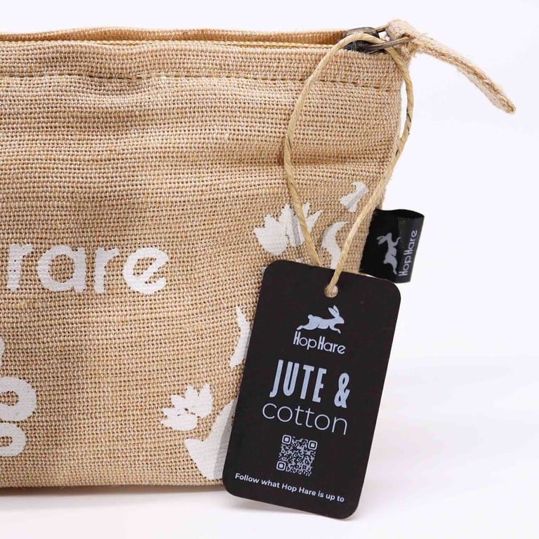 Handmade Hop Hare Pouch - Unique Fashion Accessory by I am Rare