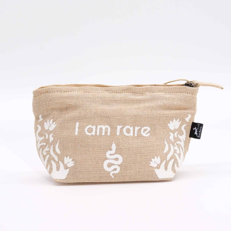 Handmade Hop Hare Pouch - Unique Fashion Accessory by I am Rare