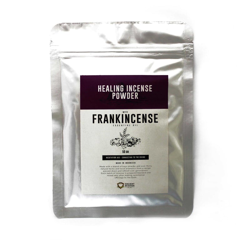 Healing Frankincense Powder 50gm - Natural Home Aromatherapy Incense for Spiritual Wellness