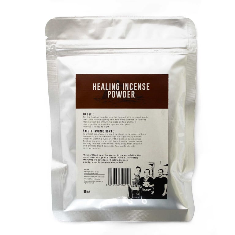 Healing Mountain Clove Incense Powder - Natural Relaxation & Home Fragrance