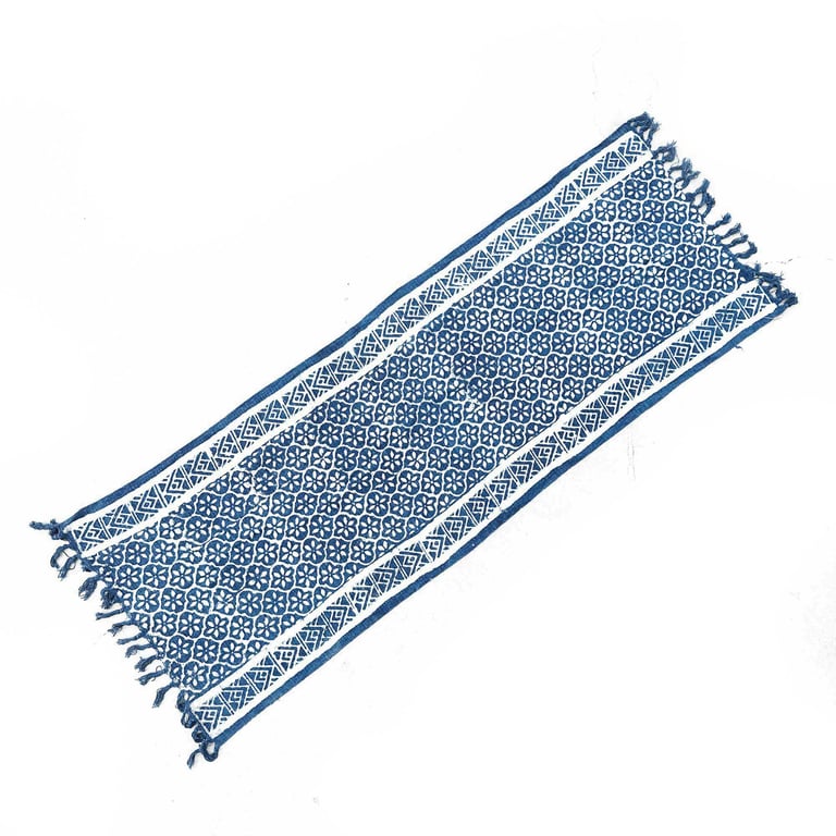 Handmade Indigo Runner (170x60cm) - Madjid Tiles - Key Feature