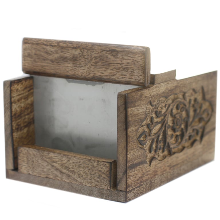 Mango Wood Soap Loaf Cutter - Artisan Carved Design