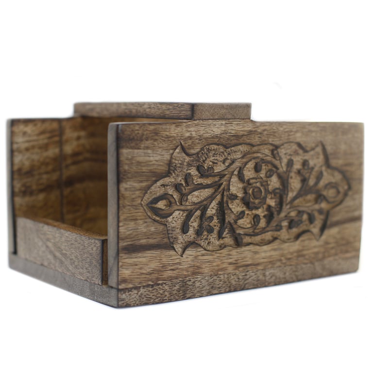 Mango Wood Soap Loaf Cutter - Artisan Carved Design